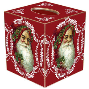 Santa Face Tissue Box Cover