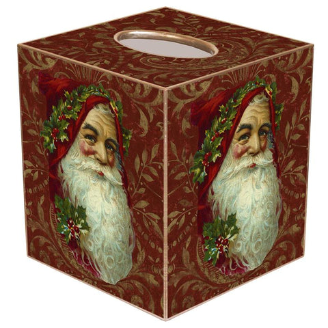 Santa Face Tissue Box Cover