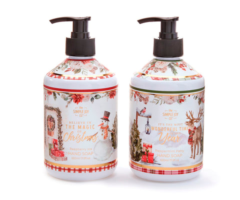 Assorted Christmas Hand Soap, INDIVIDUALLY SOLD