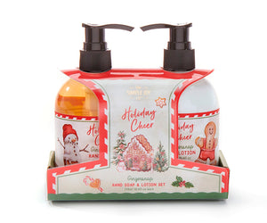 Gingersnap Scented Hand Soap And Lotion Set