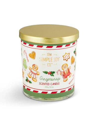2" X 4" Gingersnap Scented Jar Candle