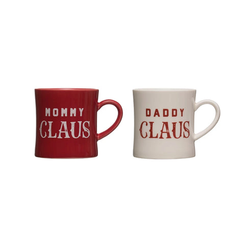 Assorted Claus Mug, INDIVIDUALLY SOLD