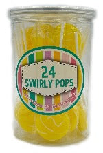 Yellow Swirly Pops