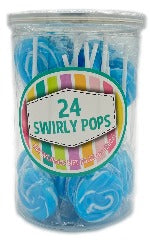 Blueberry Swirly Pops