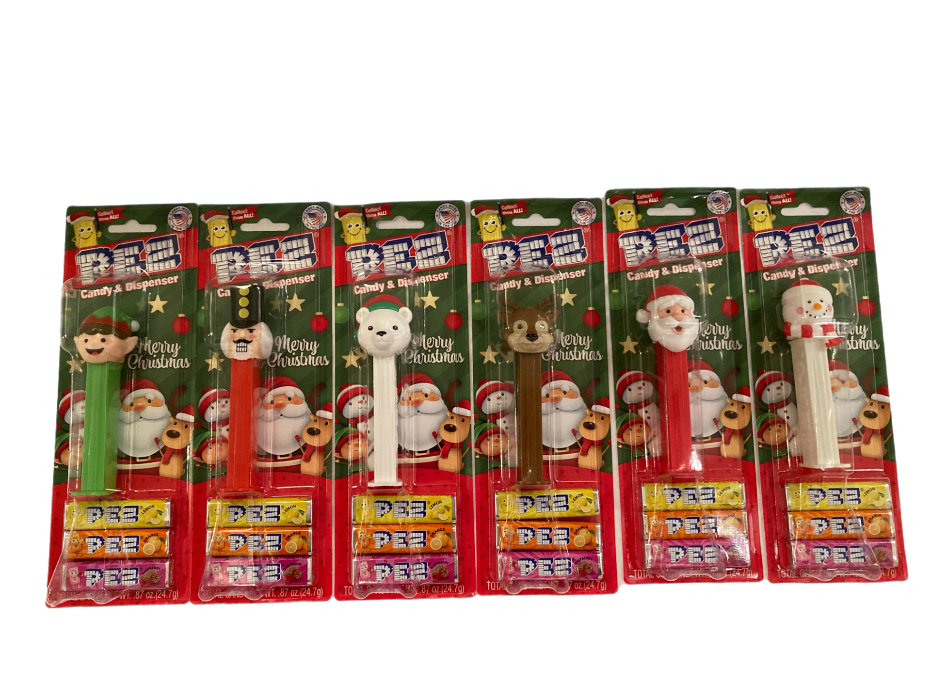 Assorted Christmas PEZ Candy, INDIVIDUALLY SOLD