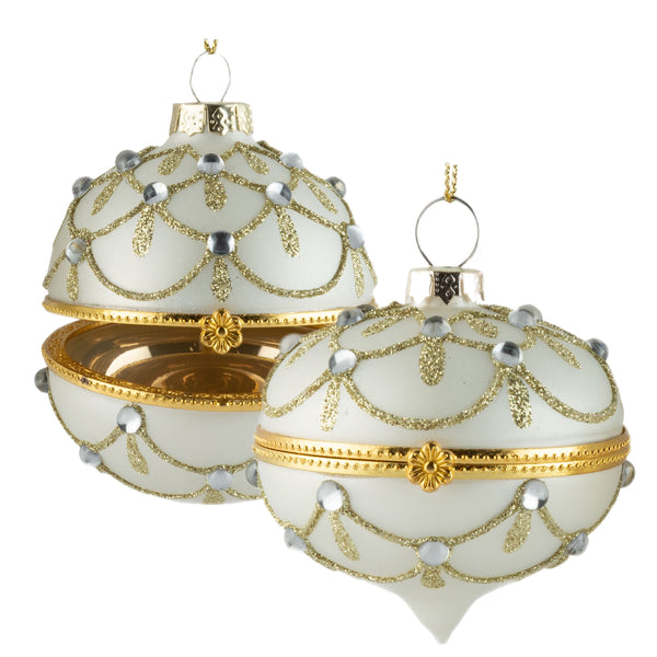 Assorted Matte White Kismet Ball, INDIVIDUALLY SOLD
