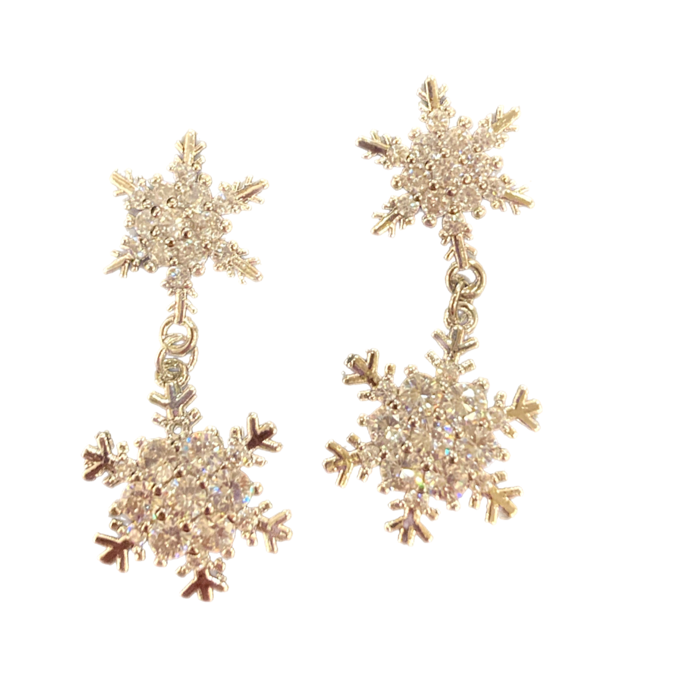 Snowflake Dangle Earrings