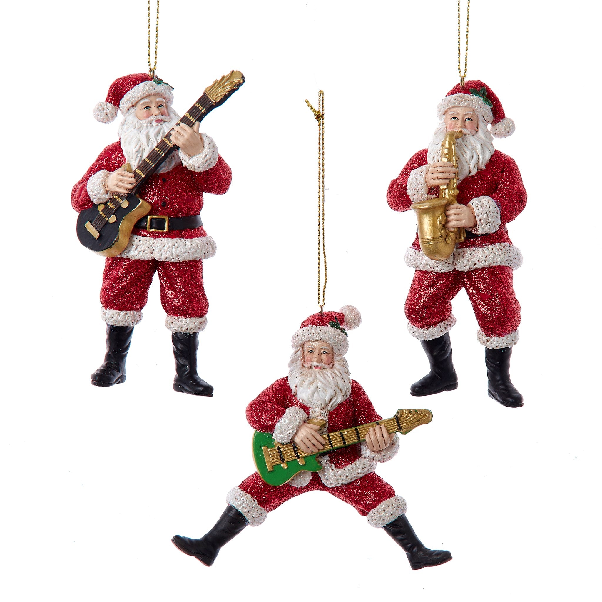 Assorted Santa Playing Instrument, INDIVIDUALLY SOLD