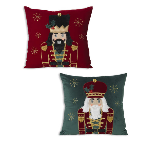 Assorted Nutcracker Pillow, INDIVIDUALLY SOLD