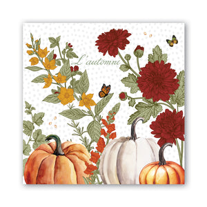 Michel Design Works Luncheon Napkins: Pumpkin Delight