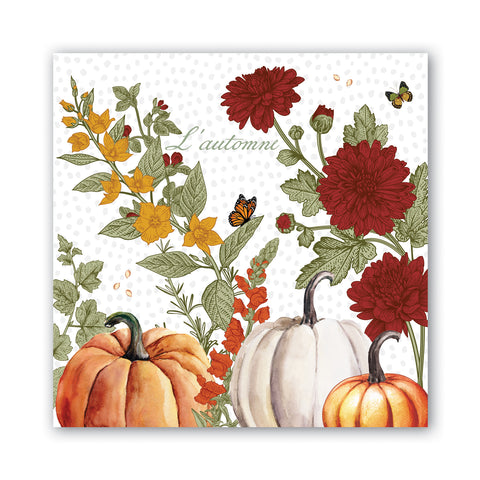 Michel Design Works Luncheon Napkins: Pumpkin Delight