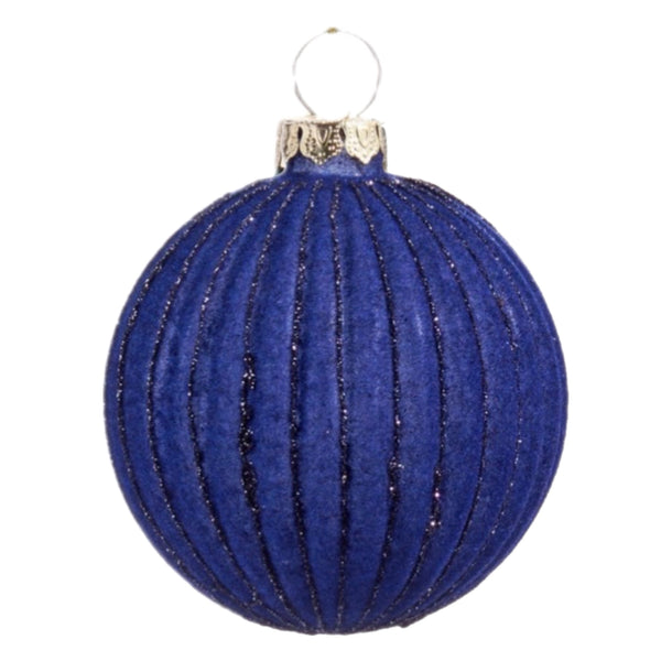 Assorted Blue Glittered Ball, INDIVIDUALLY SOLD