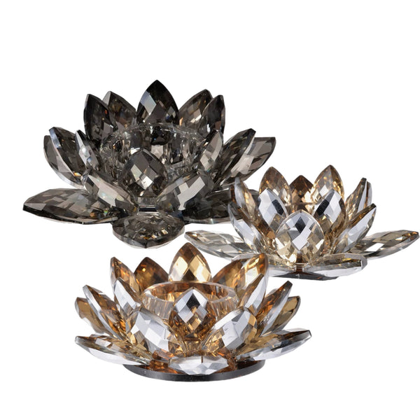 Assorted Lotus Tealight Candle Holder, INDIVIDUALLY SOLD