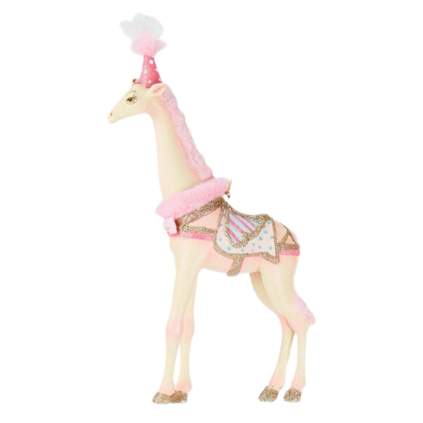 Assorted Giraffe In Party Hat Ornament, INDIVIDUALLY SOLD