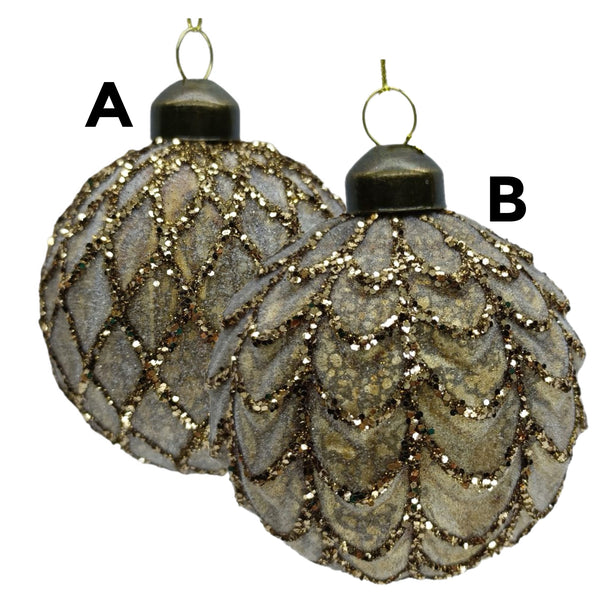 Assorted Copper Iced Ball, INDIVIDUALLY SOLD