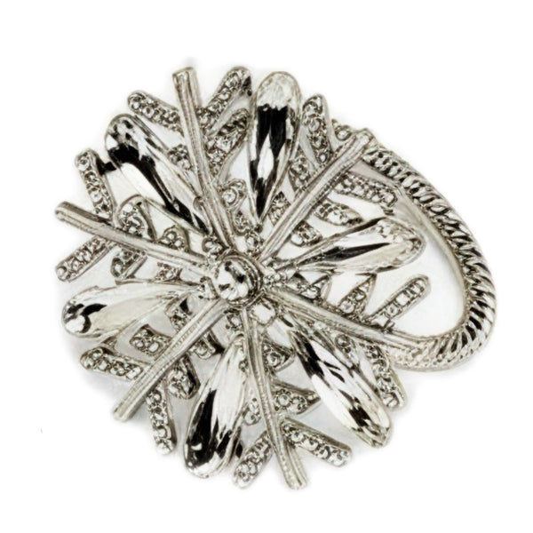 Silver Snowflake Napkin Ring