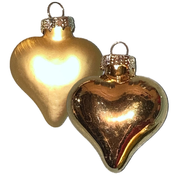 Assorted Gold Heart Ornament, INDIVIDUALLY SOLD