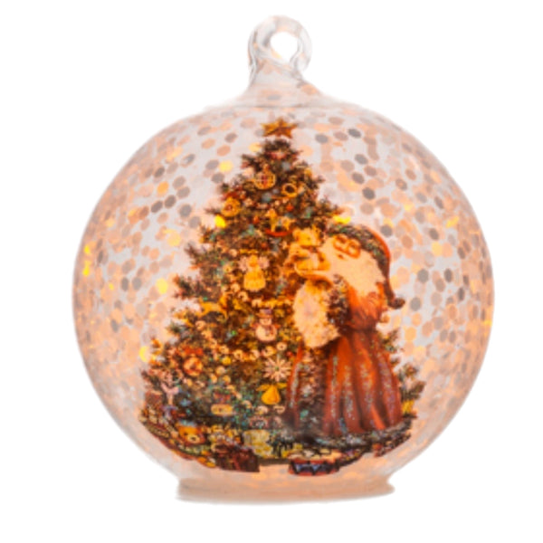 Assorted LED Santa Ball, INDIVIDUALLY SOLD