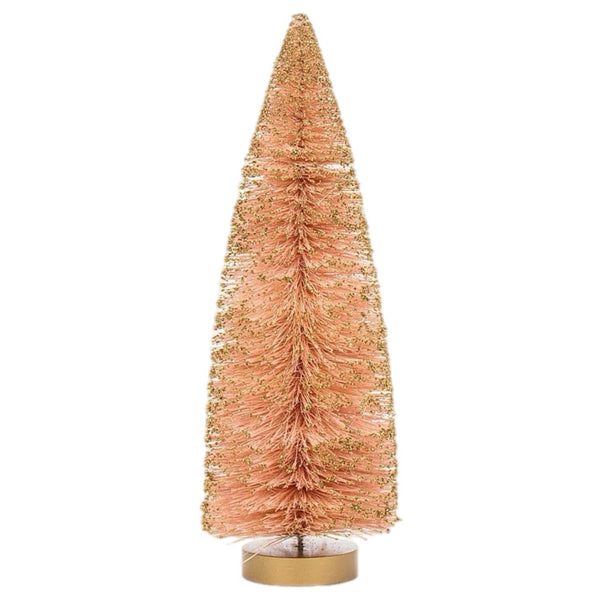 Assorted Pink Bottlebrush Tree Figurine, INDIVIDUALLY SOLD