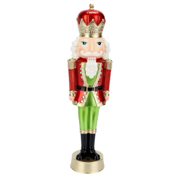 Assorted 6" LED Musical Nutcracker Figurine, INDIVIDUALLY SOLD