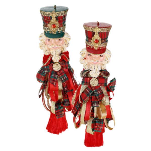 Assorted Nutcracker Head Tassel Ornament, INDIVIDUALLY SOLD