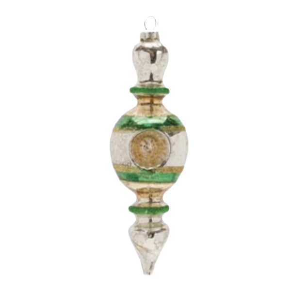 Assorted Green & Silver Reflector Ball, INDIVIDUALLY SOLD