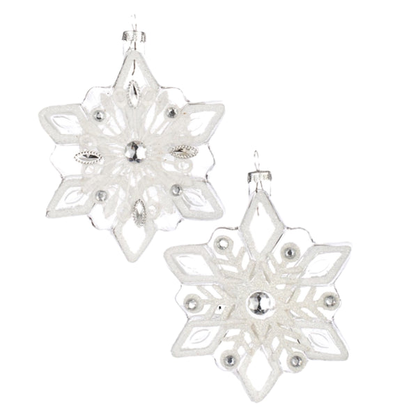 Assorted Snowflake Ornament, INDIVIDUALLY SOLD