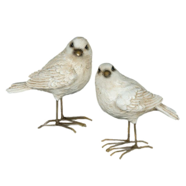 Assorted White Standing Bird Figurine, INDIVIDUALLY SOLD