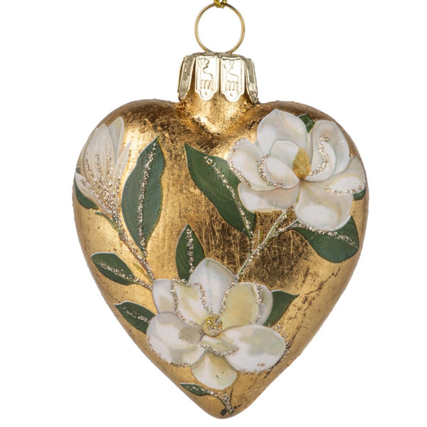 Assorted Magnolia Heart Ball, INDIVIDUALLY SOLD