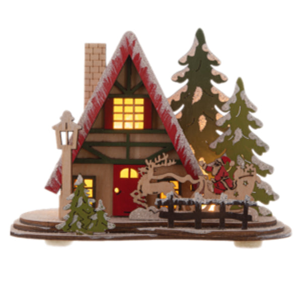 Assorted LED House Figurine, INDIVIDUALLY SOLD