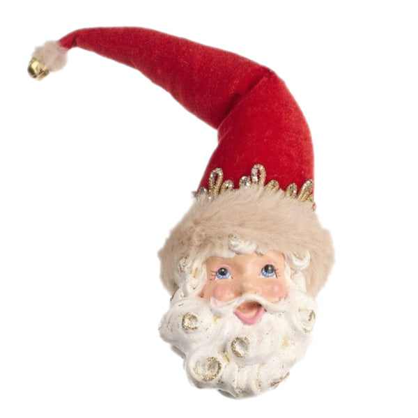 Assorted Santa Head Ornament, INDIVIDUALLY SOLD