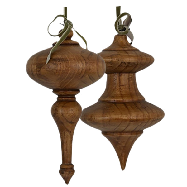 Assorted Wooden Finial Ornament, INDIVIDUALLY SOLD