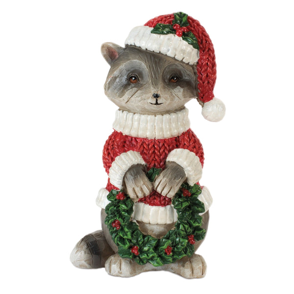 Assorted Woodland Animal In Sweater Figurine, INDIVIDUALLY SOLD