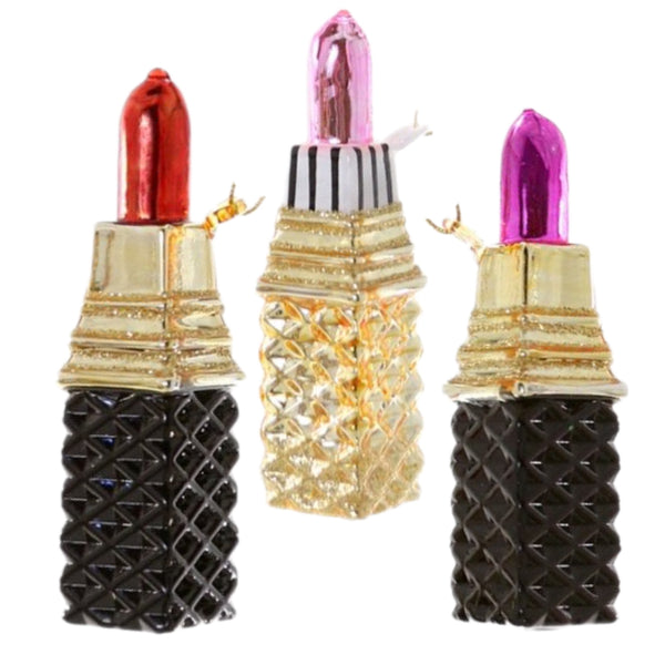 Assorted Lipstick Ornament, INDIVIDUALLY SOLD