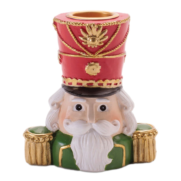 Assorted Nutcracker Bust Taper Candle Holder, INDIVIDUALLY SOLD