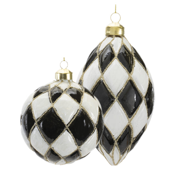 Assorted Black & White Diamond Ball, INDIVIDUALLY SOLD