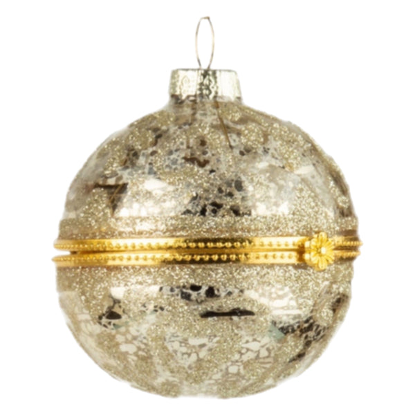 Assorted Gold Crackle Kismet Ball, INDIVIDUALLY SOLD
