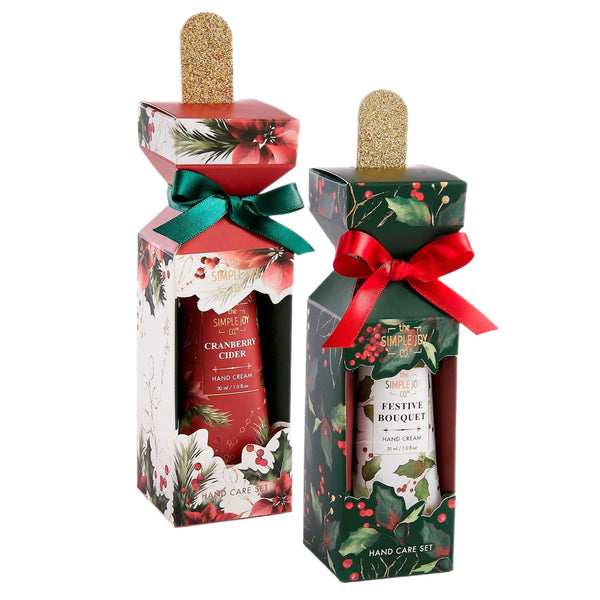 Assorted Christmas Hand Cream & Nail File Set, INDIVIDUALLY SOLD