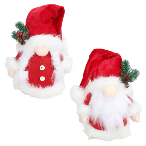 Assorted Santa Gnome Figurine, INDIVIDUALLY SOLD