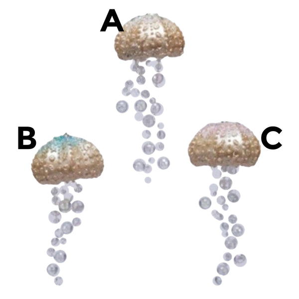 Assorted Jellyfish Ornament, INDIVIDUALLY SOLD