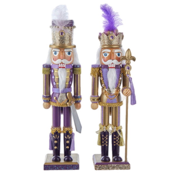 Assorted 15" Purple Nutcracker, INDIVIDUALLY SOLD