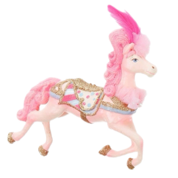 Assorted Pink Horse Ornament, INDIVIDUALLY SOLD