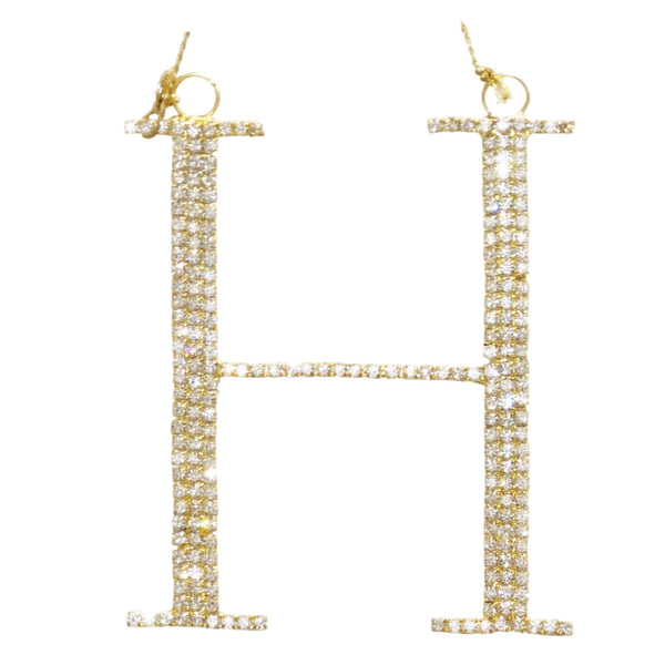 Assorted Rhinestone Monogrammed Ornament, INDIVIDUALLY SOLD