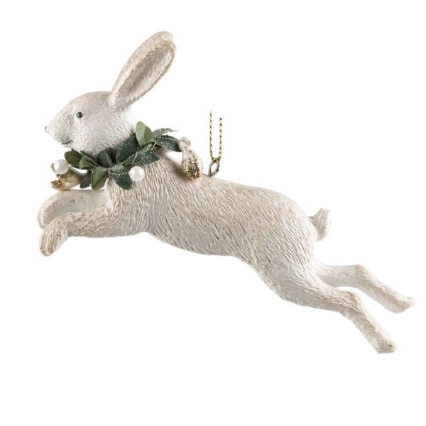 Assorted Woodland Animal With Wreath Ornament, INDIVIDUALLY SOLD