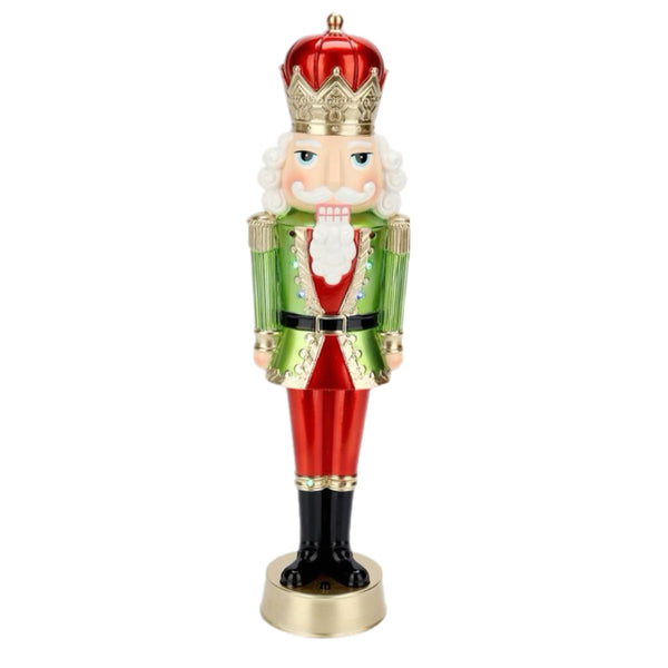 Assorted 6" LED Musical Nutcracker Figurine, INDIVIDUALLY SOLD