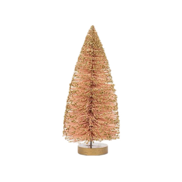 Assorted Pink Bottlebrush Tree Figurine, INDIVIDUALLY SOLD