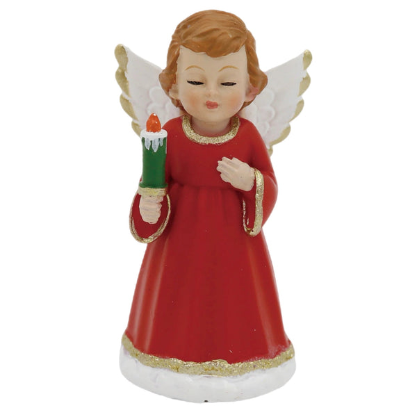 Assorted Angel In Red Dress Figurine, INDIVIDUALLY SOLD