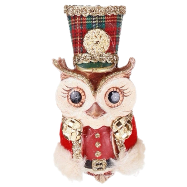 Assorted Owl Nutcracker Ornament, INDIVIDUALLY SOLD