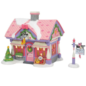 Mickey Mouse's Christmas Village: Minnie's Shoe Boutique, Set Of 2