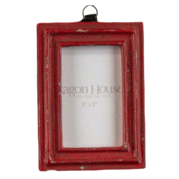 Assorted Red Photo Frame Ornament, INDIVIDUALLY SOLD